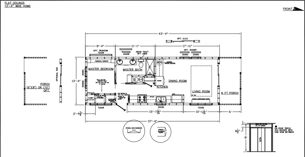Model floorplan