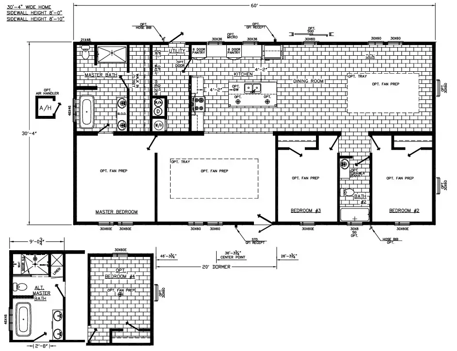 Model floorplan