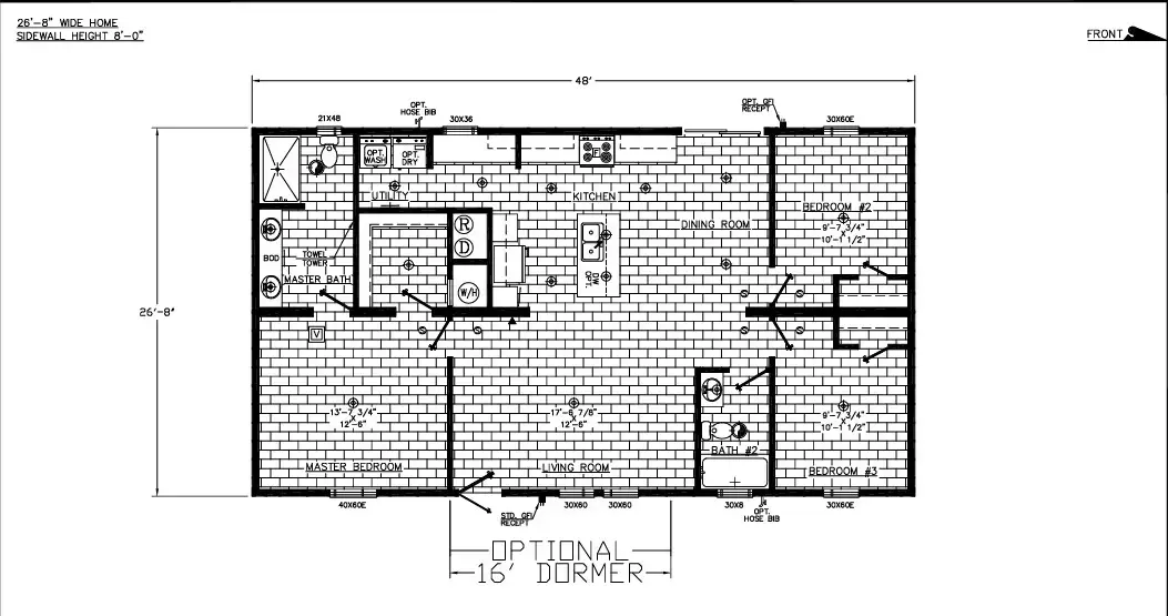 Model floorplan