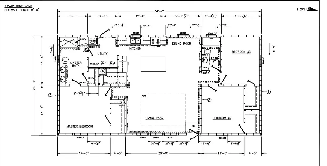 Model floorplan