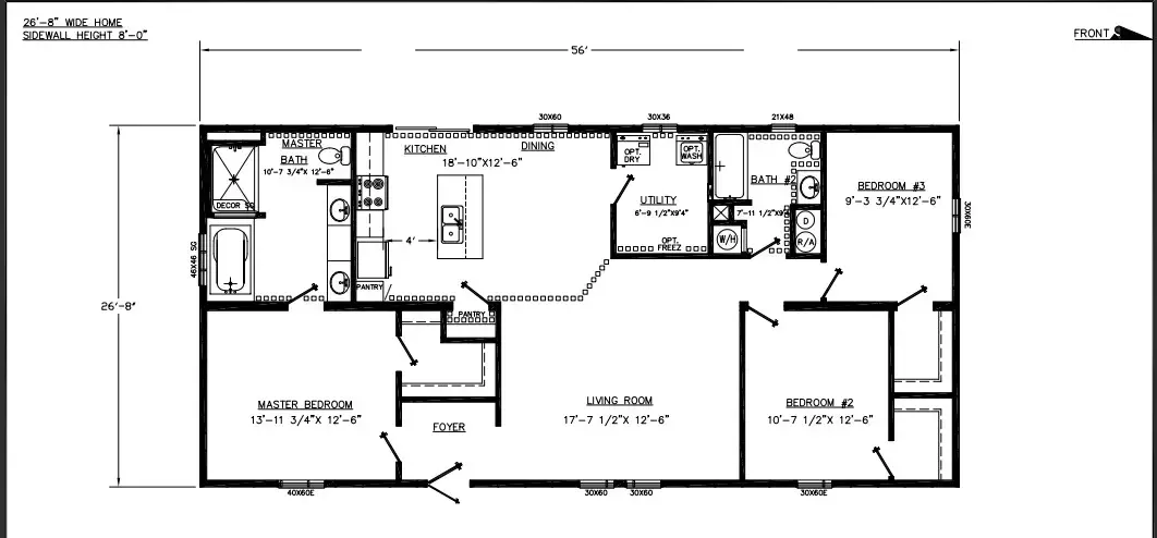 Model floorplan