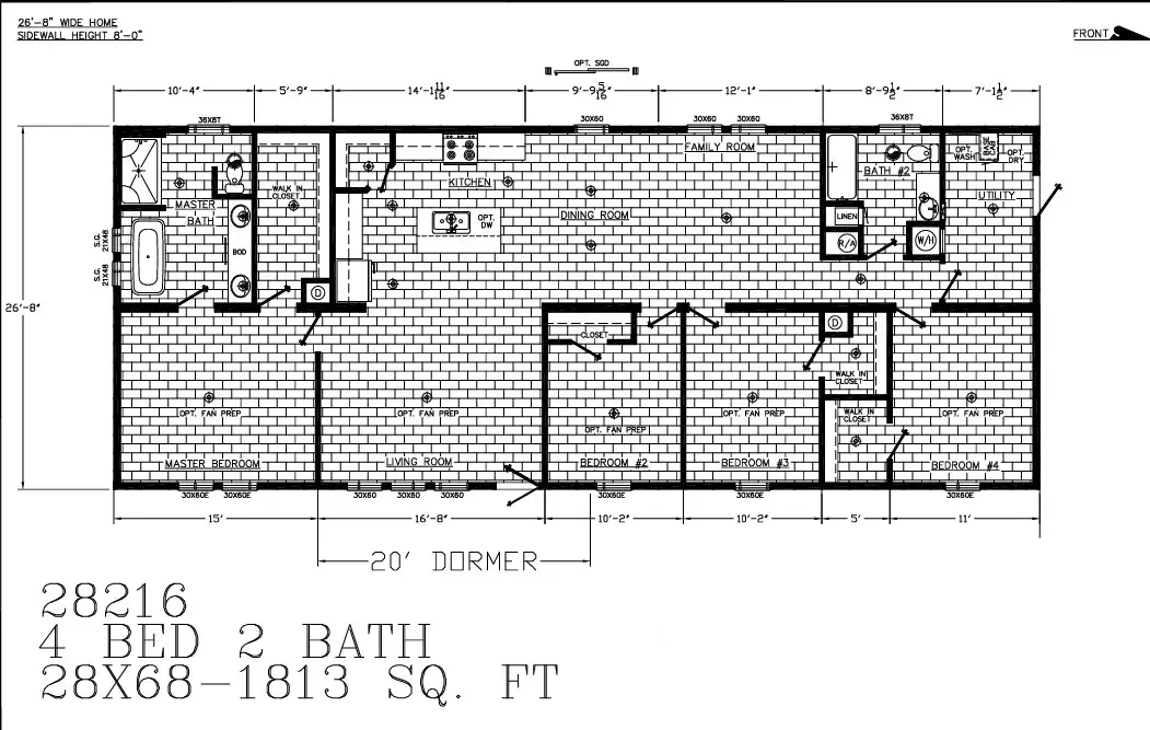 Model floorplan