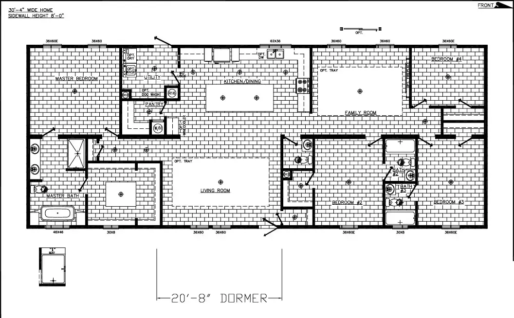 Model floorplan