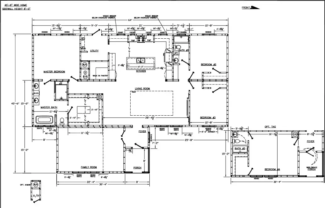 Model floorplan