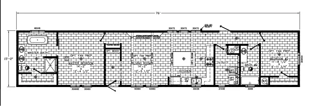 Model floorplan