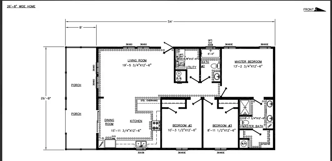 Model floorplan