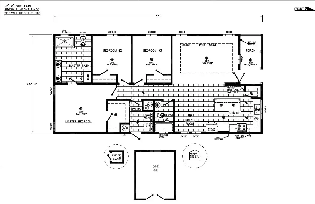 Model floorplan