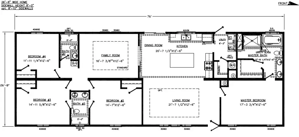 Model floorplan