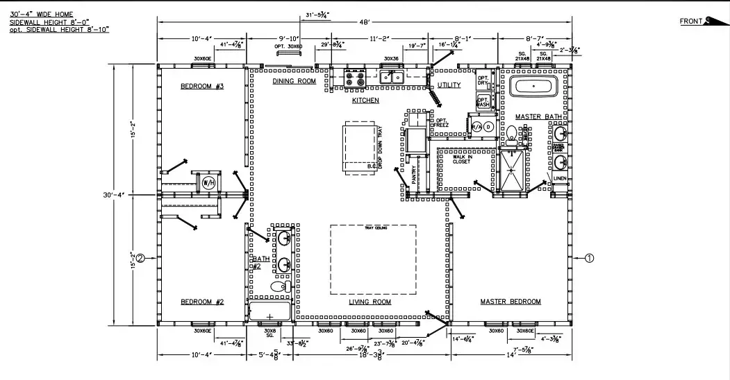 Model floorplan