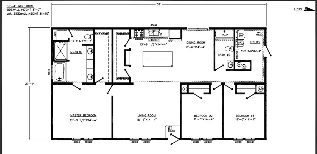 Model floorplan