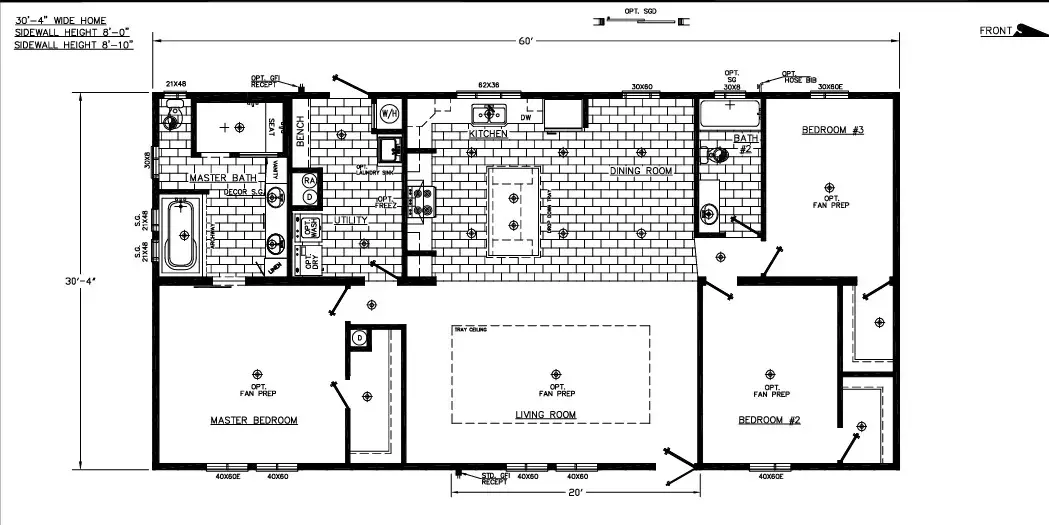 Model floorplan
