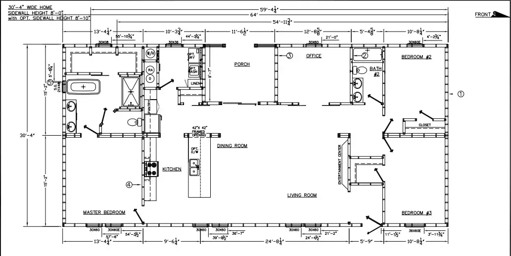 Model floorplan