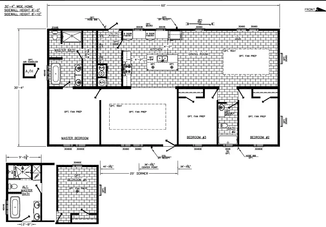 Model floorplan
