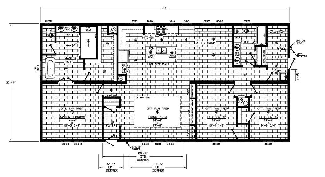 Model floorplan