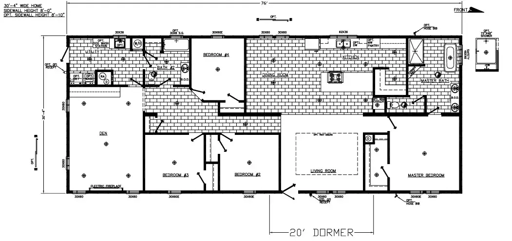 Model floorplan