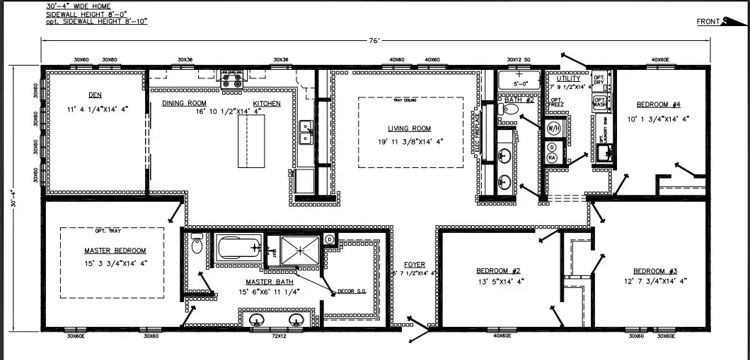 Model floorplan