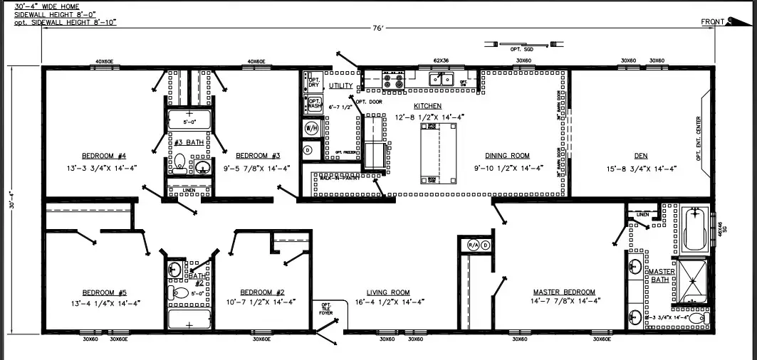 Model floorplan
