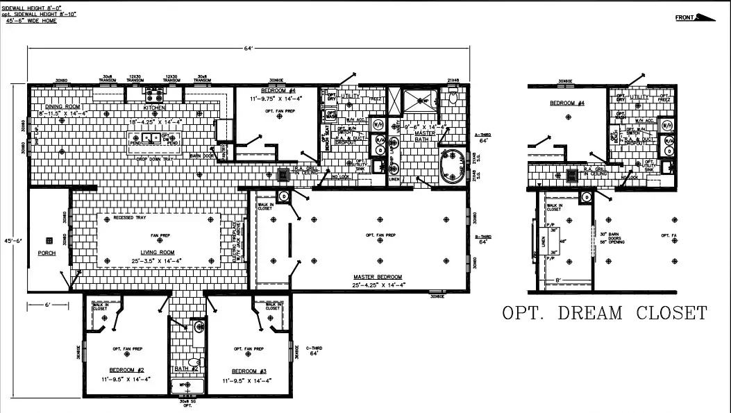 Model floorplan