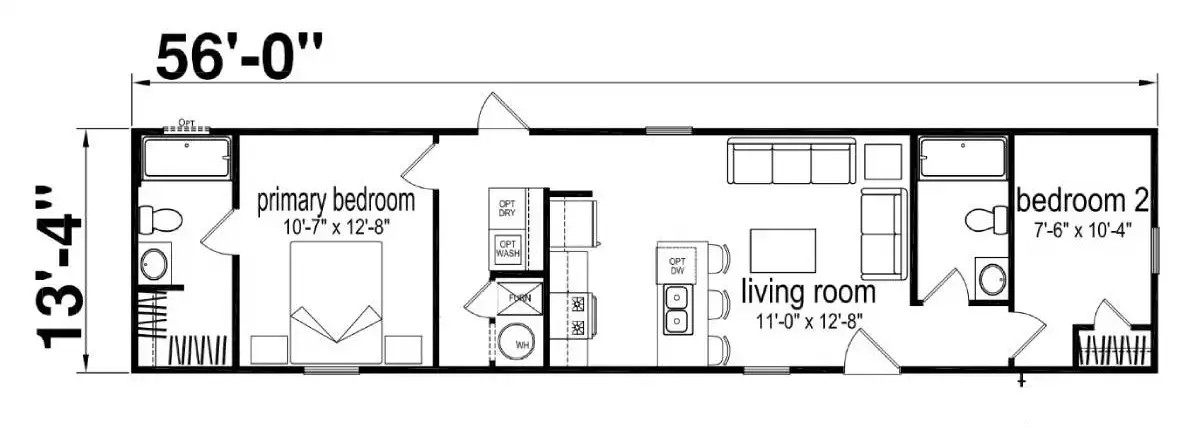 Model floorplan