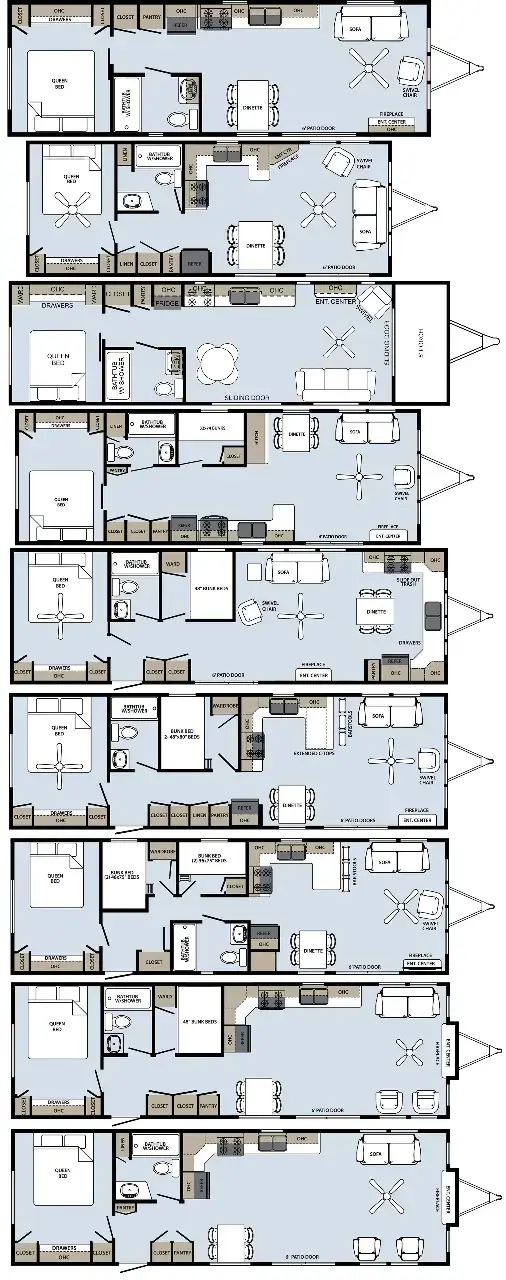 Model floorplan