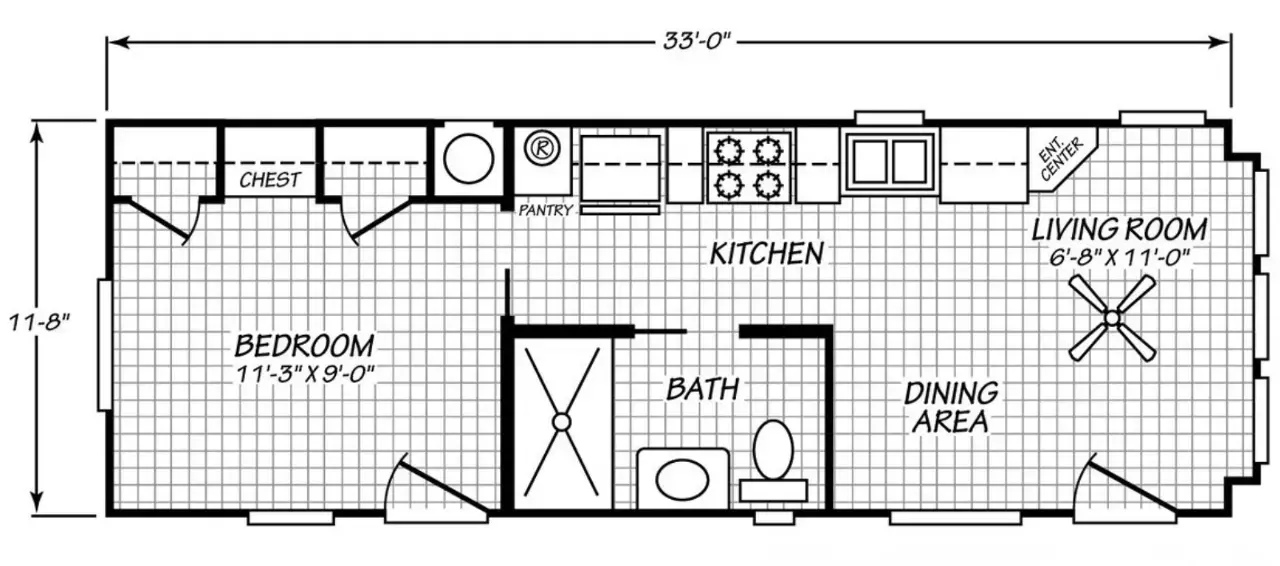 Model floorplan