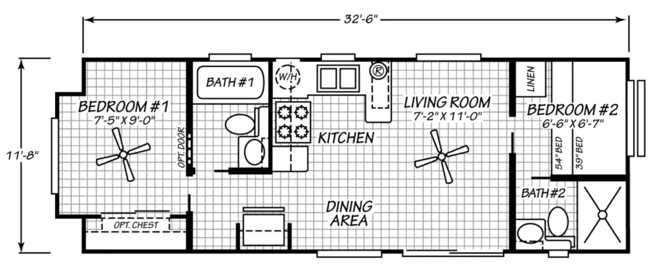 Model floorplan