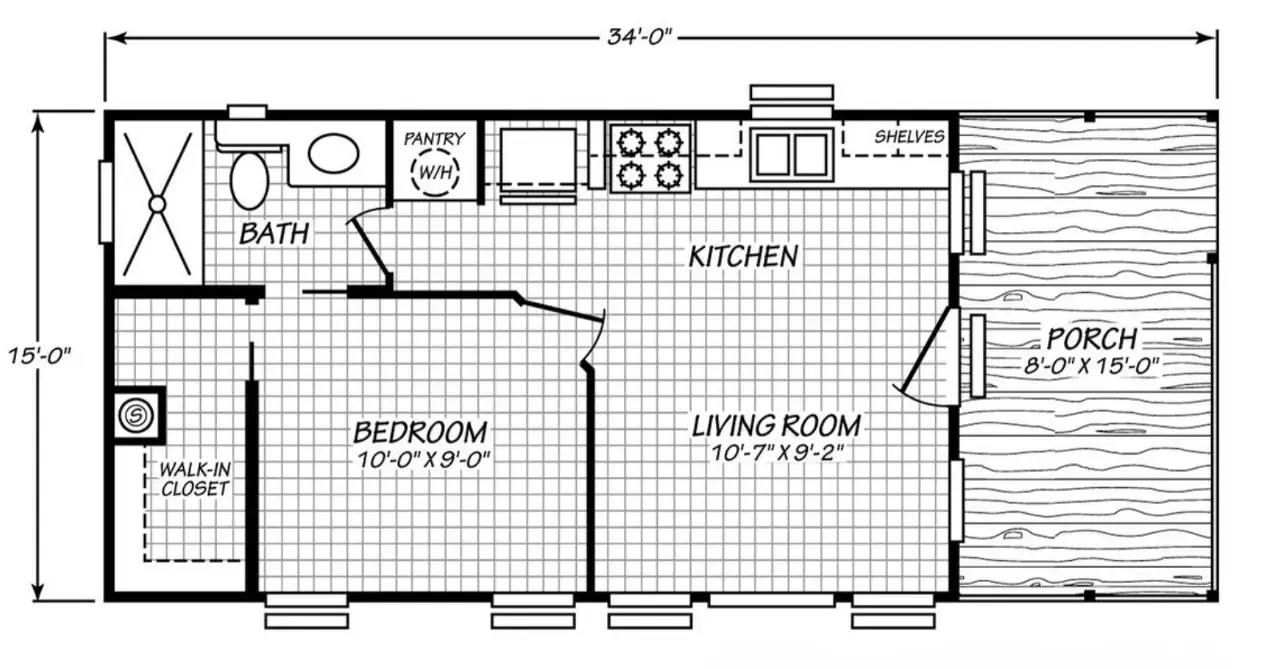 Model floorplan